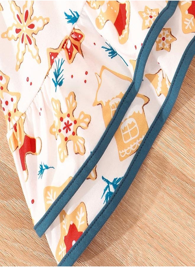 Holiday Print Dress