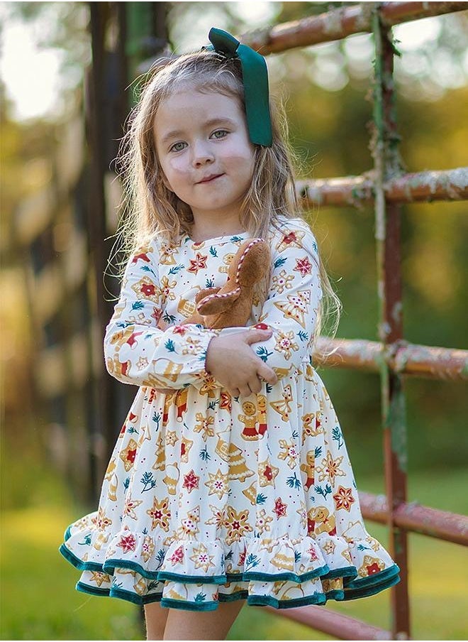 Holiday Print Dress