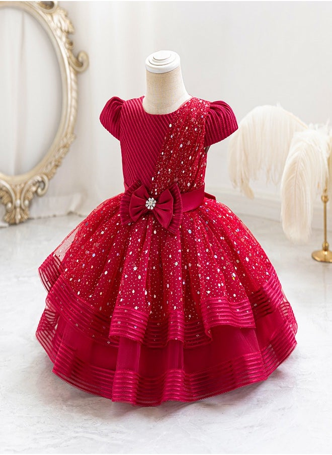 Sequin Tulle Party Dress