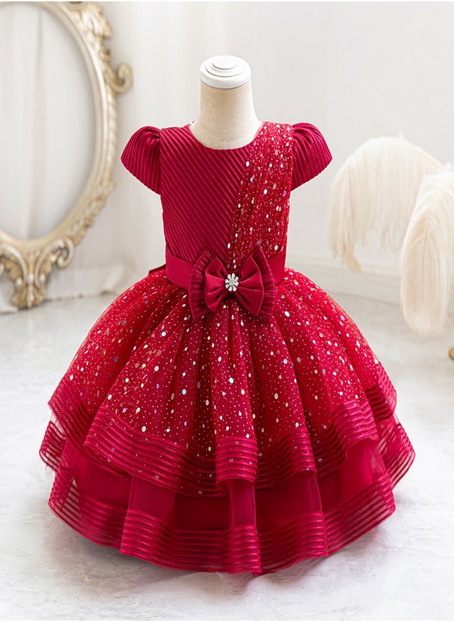 Sequin Tulle Party Dress