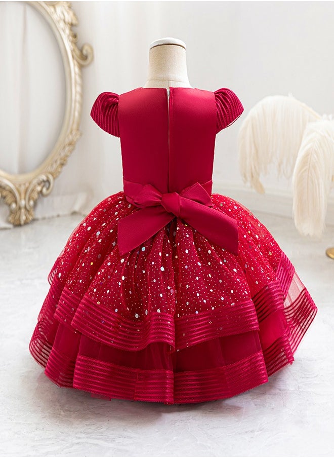 Sequin Tulle Party Dress