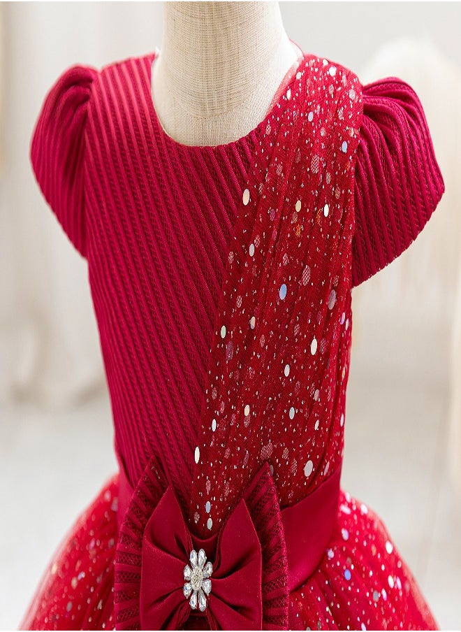 Sequin Tulle Party Dress