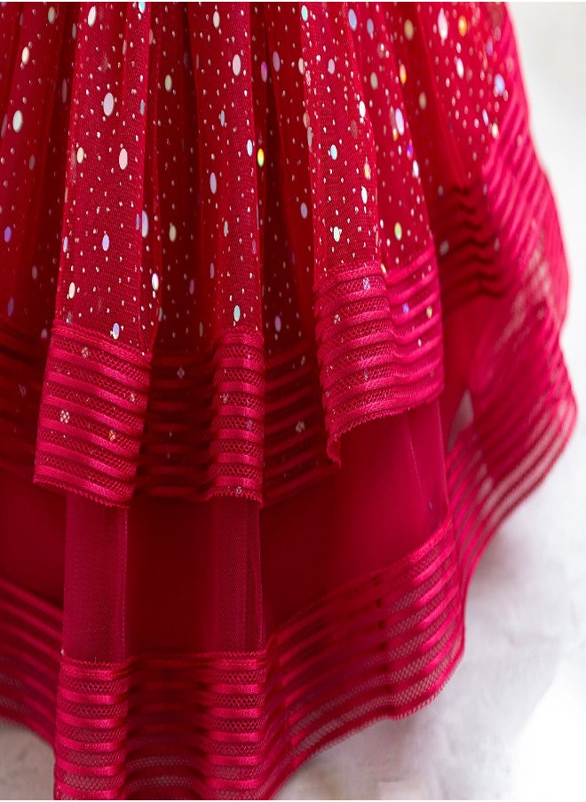 Sequin Tulle Party Dress