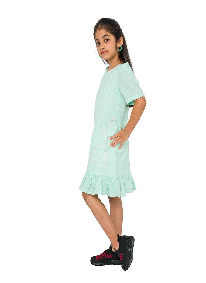 Floral Ruffle Dress