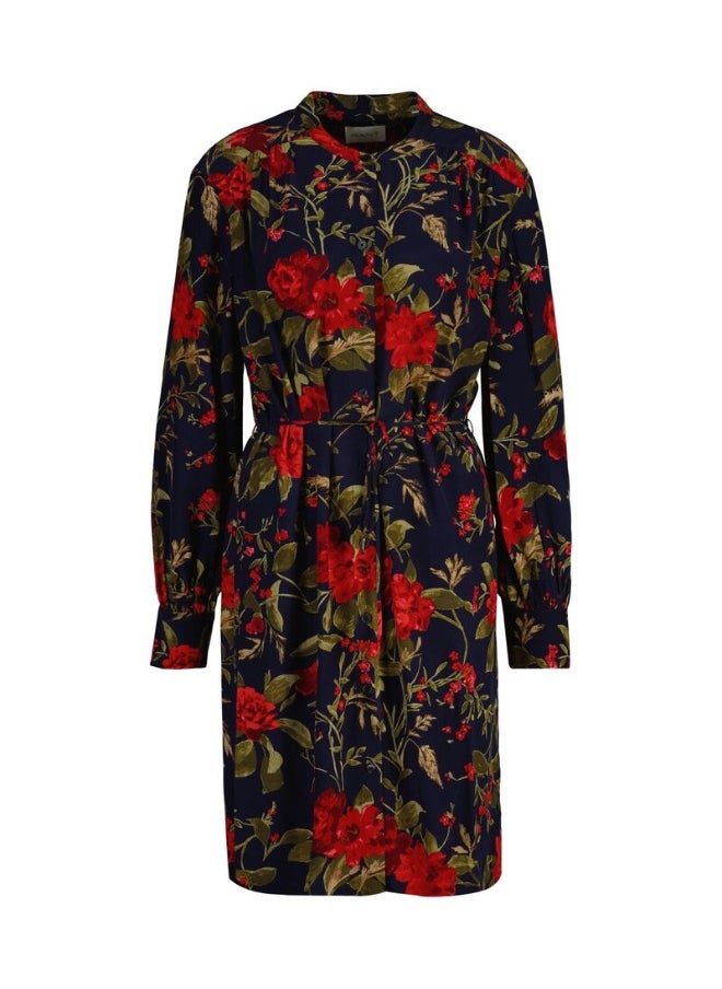 Gant Rose Print Dress