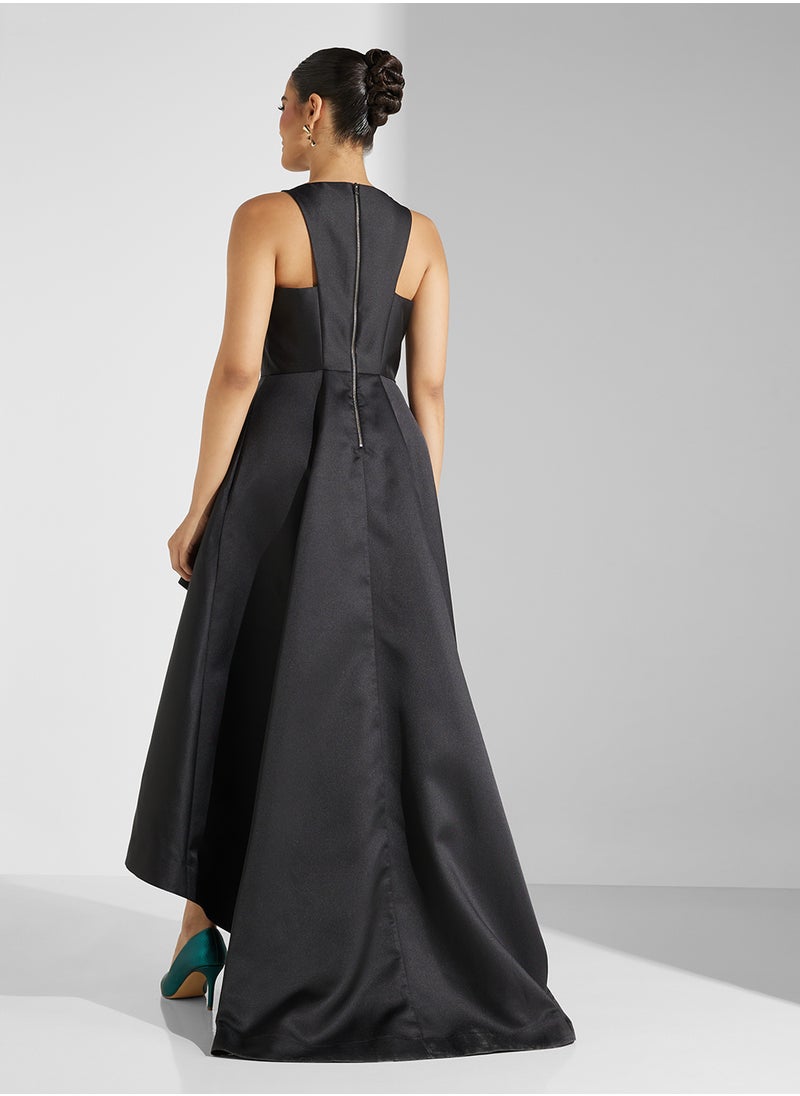 Asymmetric Hem Dress