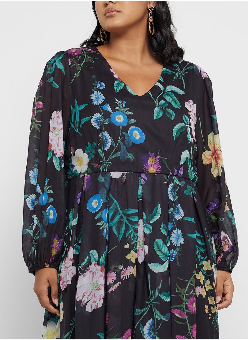 Floral Print Dress