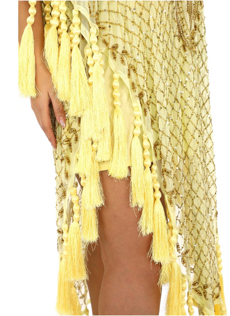 Lemon Jamilla Kaftan Sunshine in Style