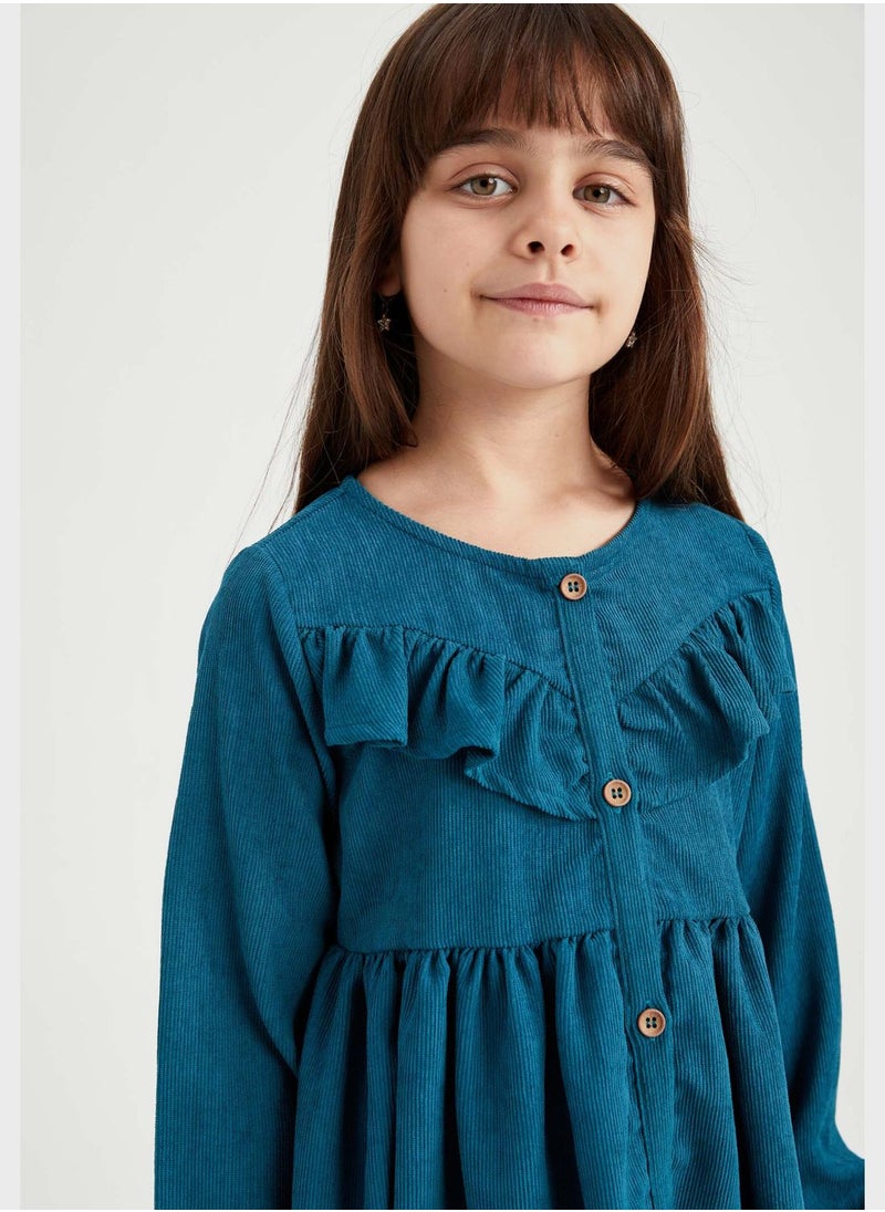 Kids Essential Woven Midi Dress