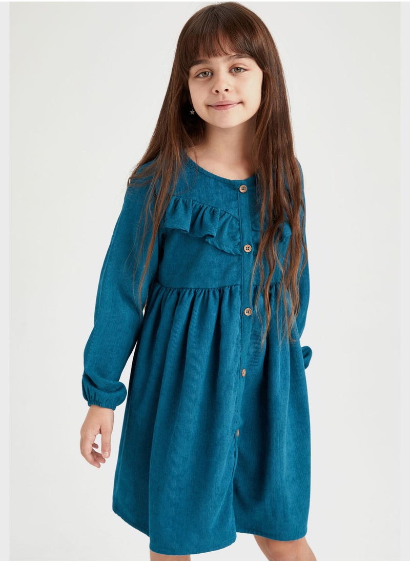 Kids Essential Woven Midi Dress