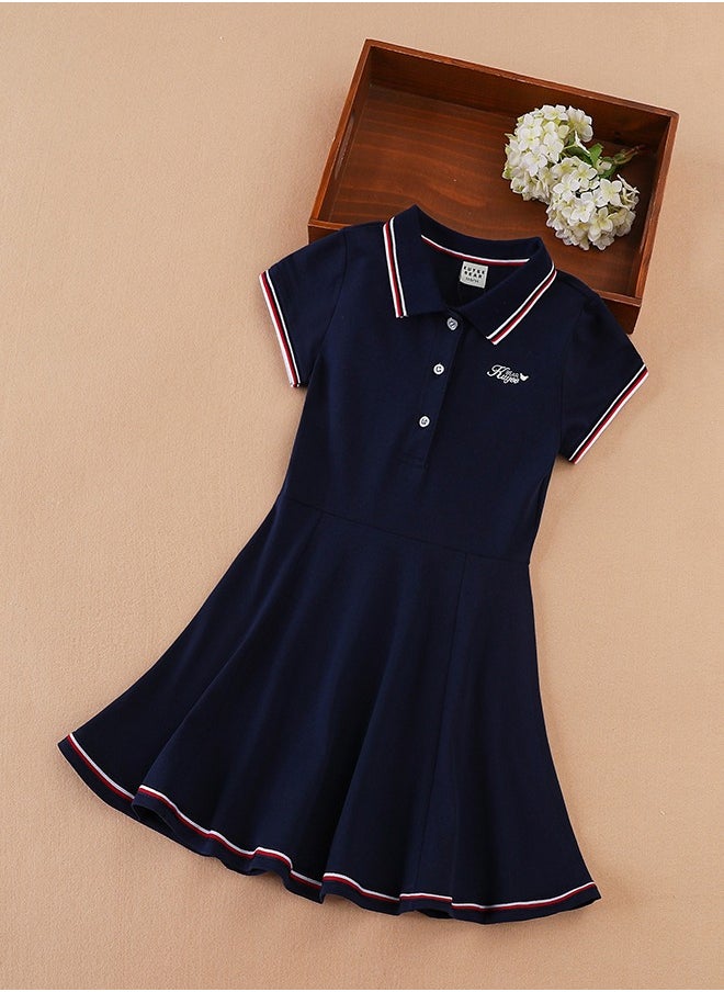 Girls Summer Short Sleeve Dress