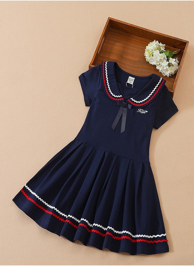 Girls Summer Short Sleeve Dress