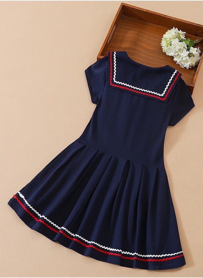 Girls Summer Short Sleeve Dress