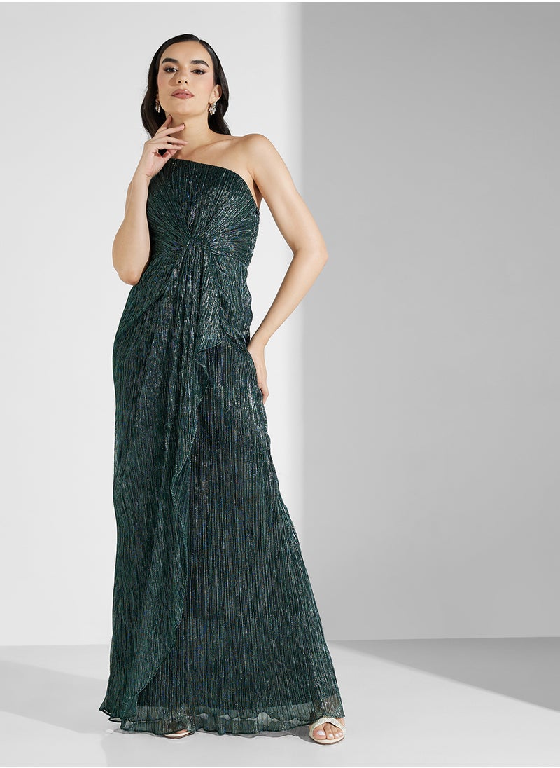 One-Shoulder Evening Dress