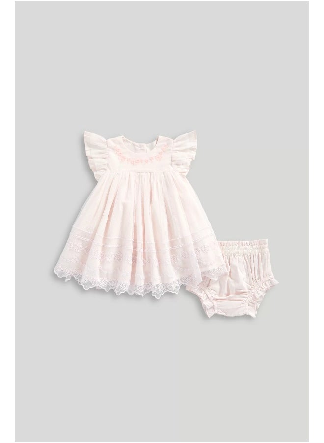 Pink Occasion Dress and Knickers