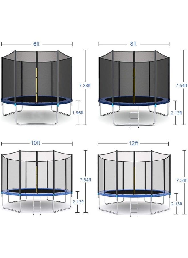 Rainbow Toys Trampoline with Safety Enclosure - 16ft