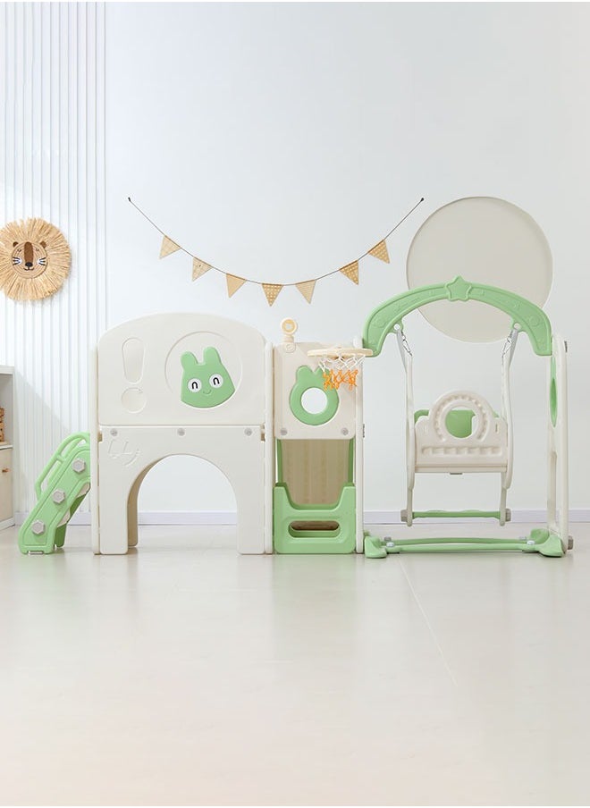 Multifunational Climbing Kids Indoor Play House Playground Baby Playroom Combined Slide And Swing Set For Children Sliding Toy