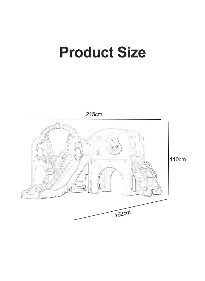Multifunational Climbing Kids Indoor Play House Playground Baby Playroom Combined Slide And Swing Set For Children Sliding Toy