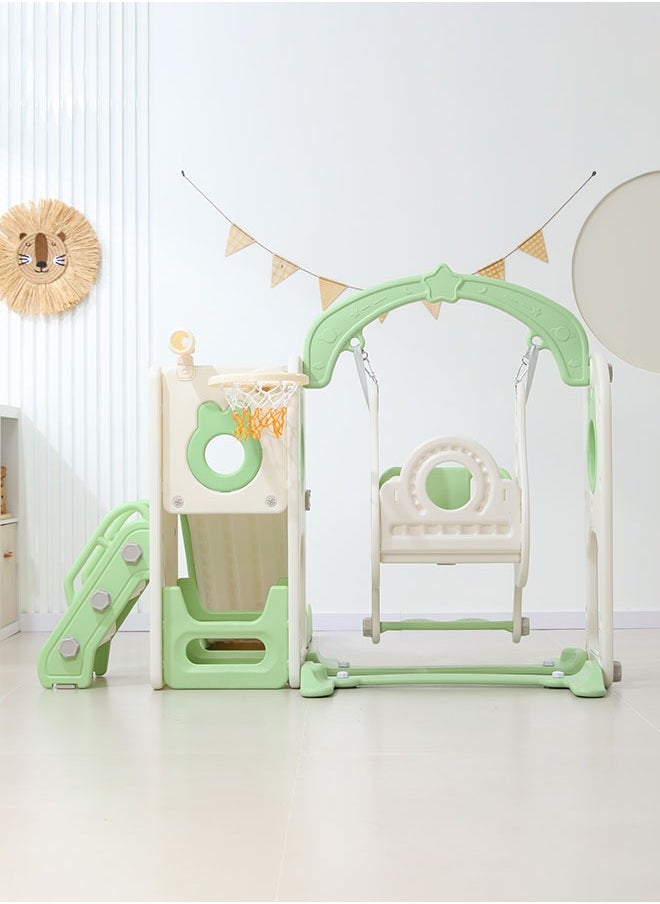 Mini Toddler Indoor Baby Plastic Slide Swing Set Kindergarten Indoor Set Toys For Children Home