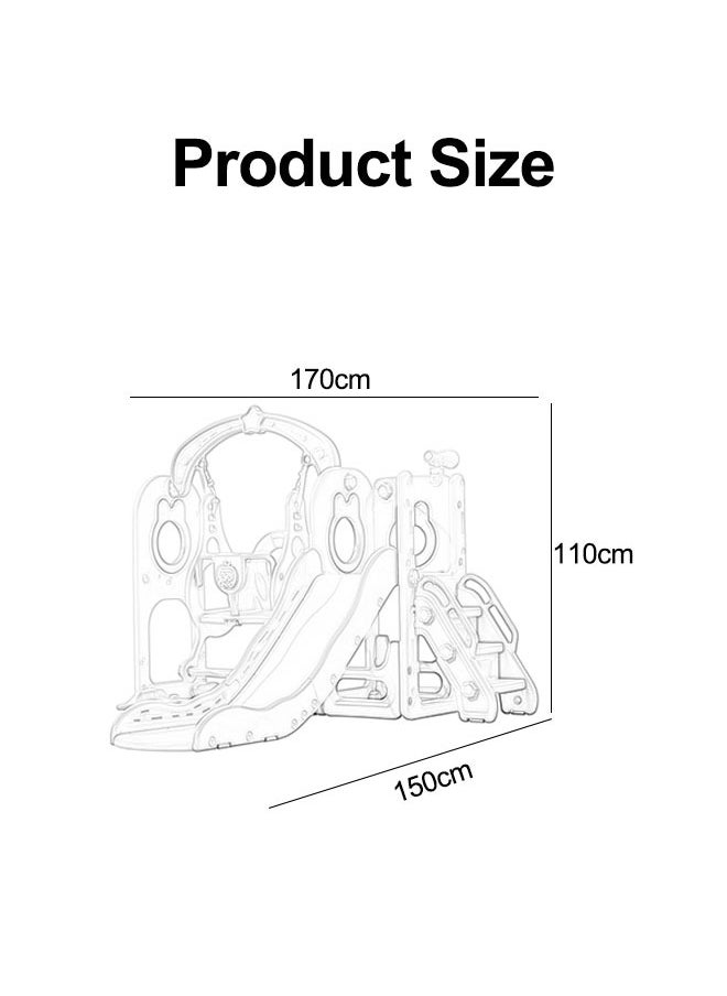 Mini Toddler Indoor Baby Plastic Slide Swing Set Kindergarten Indoor Set Toys For Children Home