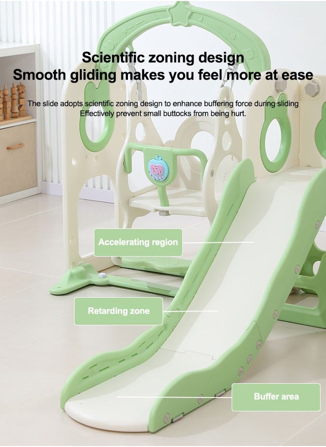 Mini Toddler Indoor Baby Plastic Slide Swing Set Kindergarten Indoor Set Toys For Children Home
