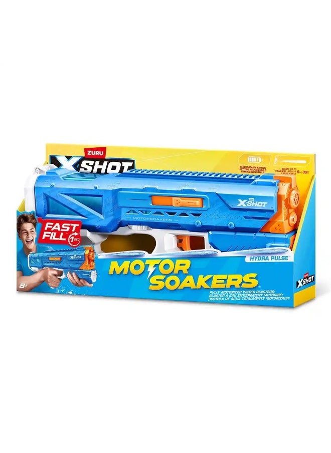 X-Shot Fast Fill Hydra Pulse Motor Soaker Motorized Water Blaster