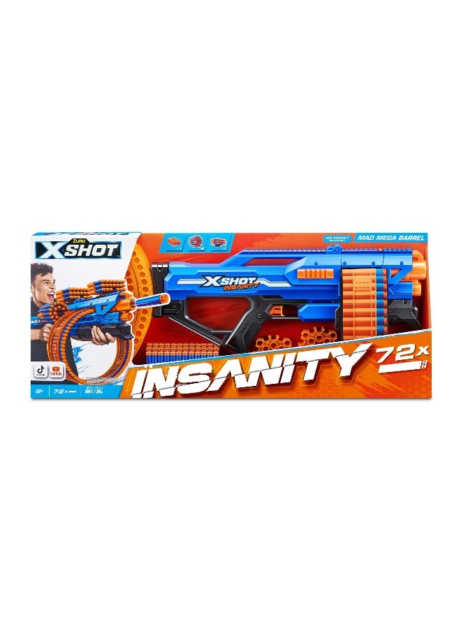 ZURU X-Shot Insanity Mad Mega Barrel Blaster