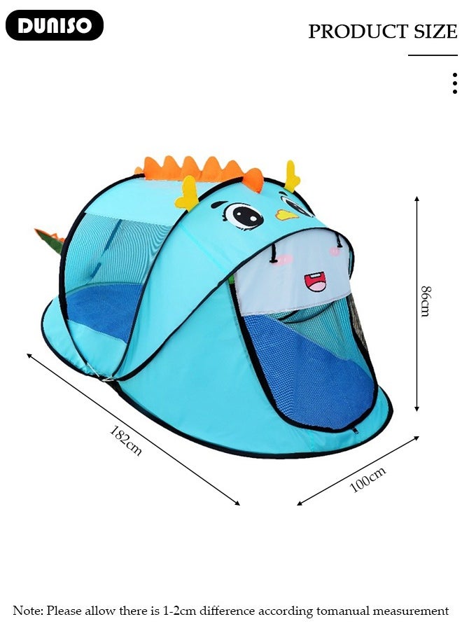Kids Play Tents Collapsible Tent for Girls Boys Children Play Fun Large Playhouse Pop Up Birthday Toys Indoor Outdoor Yard Beach Baby Travel Bed