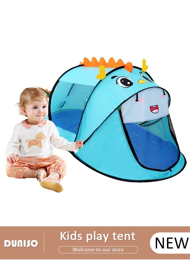 Kids Play Tents Collapsible Tent for Girls Boys Children Play Fun Large Playhouse Pop Up Birthday Toys Indoor Outdoor Yard Beach Baby Travel Bed