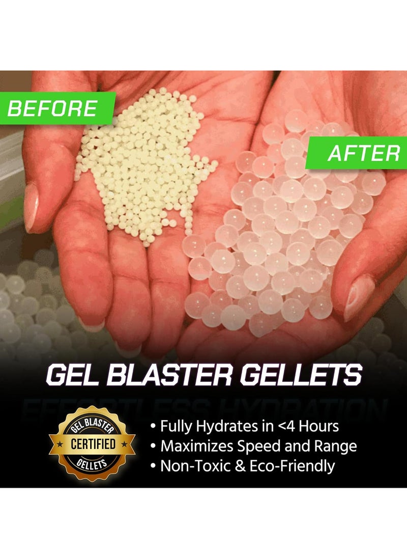 Gel Blaster Surge Starfire - High Performance Glow In The Dark Gel Ball Blaster | High-Capacity Semi & Automatic Modes | 5,800 Rounds | 30M Range | Ages 14+