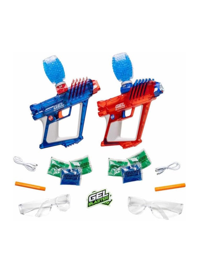 Gel Blaster Nova 2 Pack with 60,000 Gellets Included & Safety Glasses