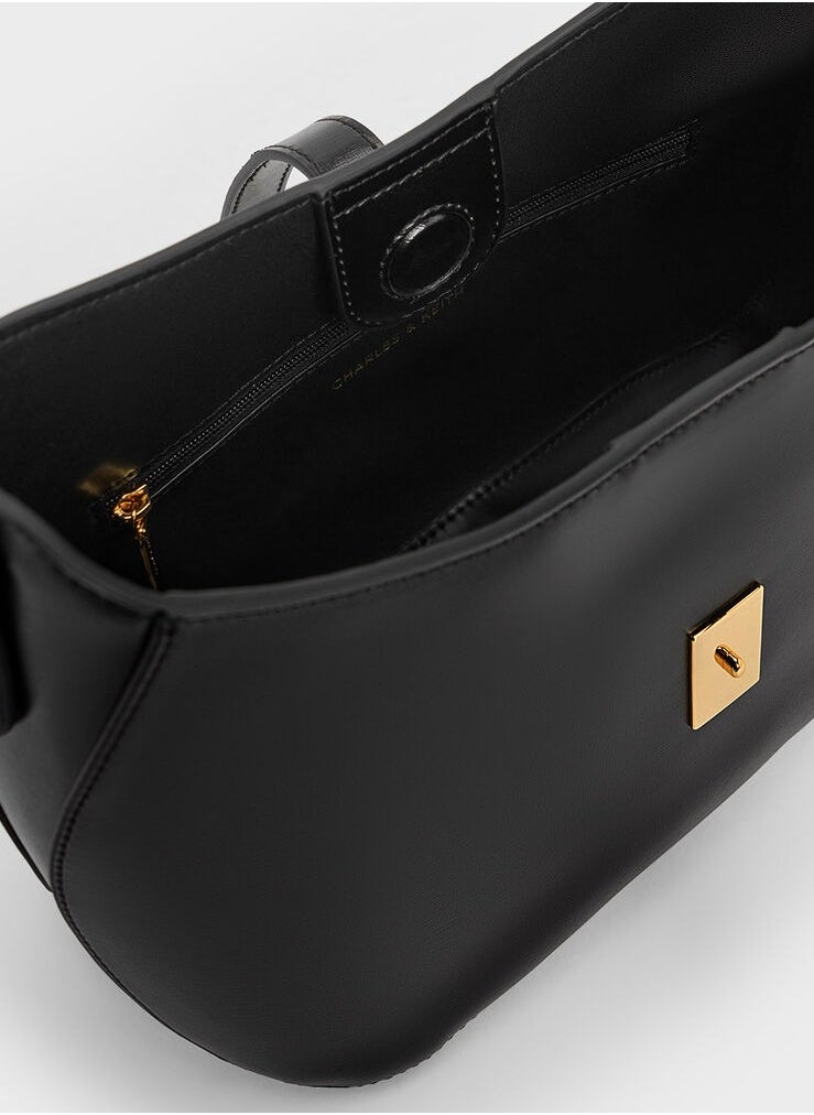Charles & Keith Wisteria Belted Shoulder Bag