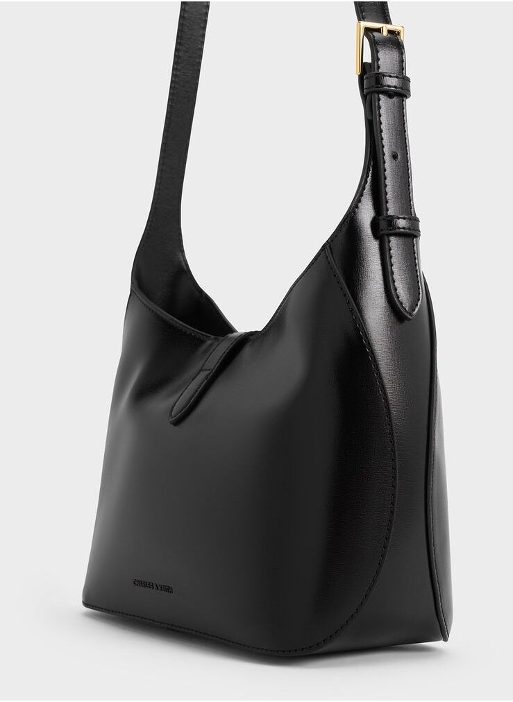 Charles & Keith Wisteria Belted Shoulder Bag