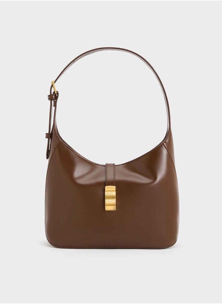 Charles & Keith Wisteria Belted Shoulder Bag