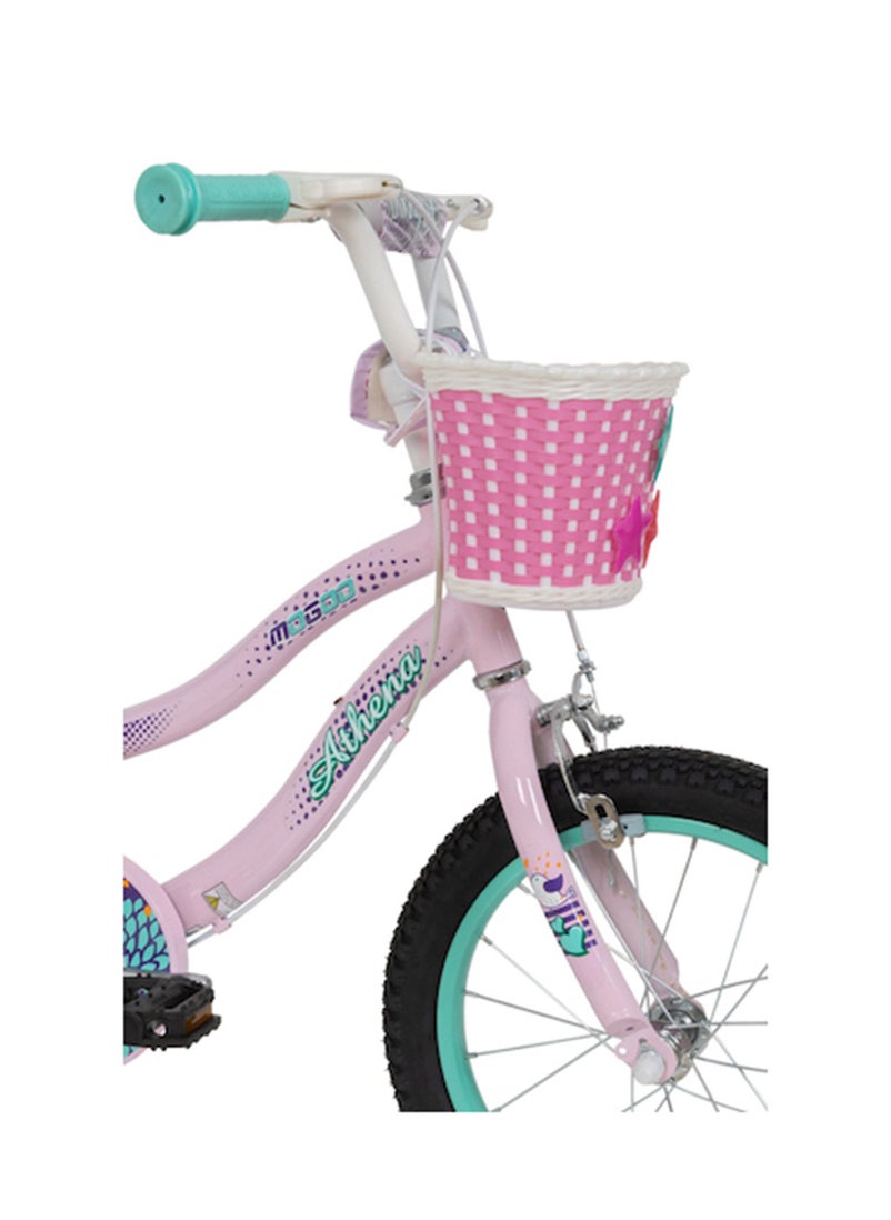 Athena Balance Bike for Kids, 16 inches, Light Pink