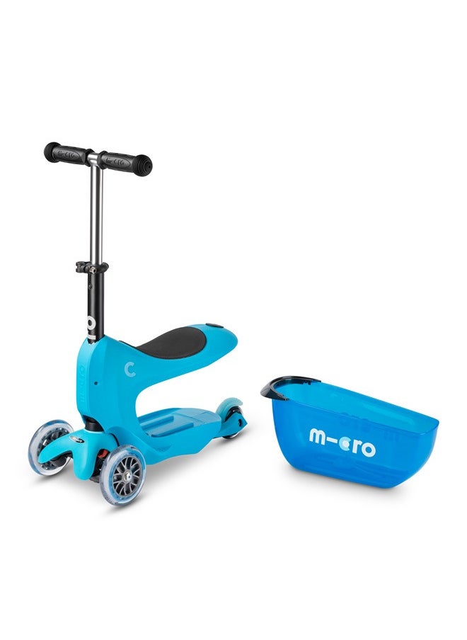 Micro Scooters |Mini 2 Go Classic | Lightweight | Storage Box|Boys & Girls | 1-5 years | Blue | Scooters | Scooter for Boys | Scooter for Kids | Kids Scooter | Outdoor Scooter| Ride on Scooter | Scooter for Girls