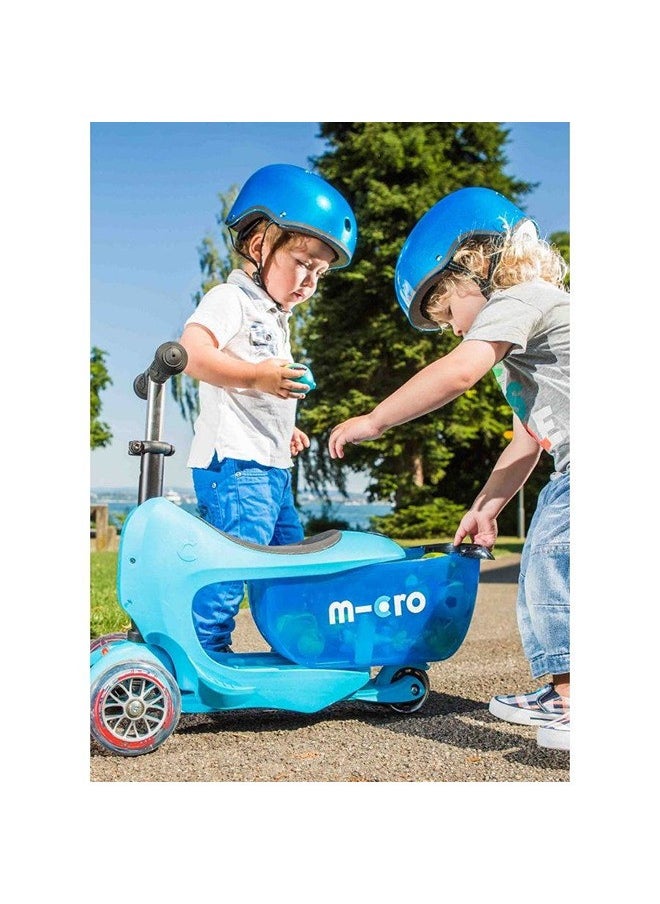 Micro Scooters |Mini 2 Go Classic | Lightweight | Storage Box|Boys & Girls | 1-5 years | Blue | Scooters | Scooter for Boys | Scooter for Kids | Kids Scooter | Outdoor Scooter| Ride on Scooter | Scooter for Girls