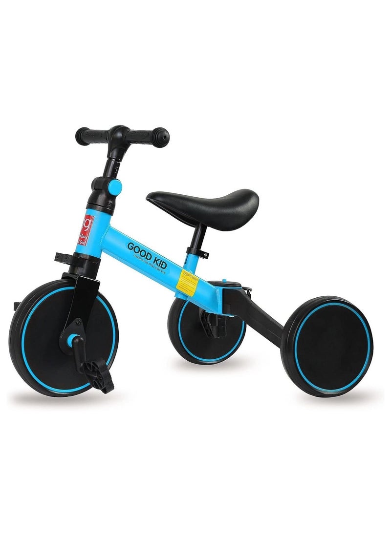 Kids Bicycle 3 In 1 Kids Tricycles For 1.5-4 Years Old Kids Trike 3 Wheel Bike Boys Girls 3 Wheels Toddler Tricycles(Blue)