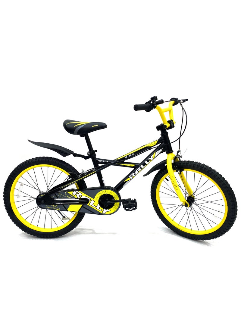 RALLY BICYCLE, Kids bike, RL-20-JK-2323, for 6-10 years old with training wheels, Chain cover