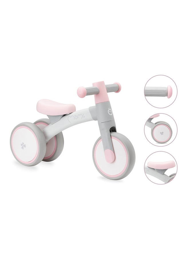 Tedi Mini Bike For Children's  Upto 1-3 Years, Antislip Handles, Sturdy Aluminium Frame, Lightweight 1.2 Kg - Pink