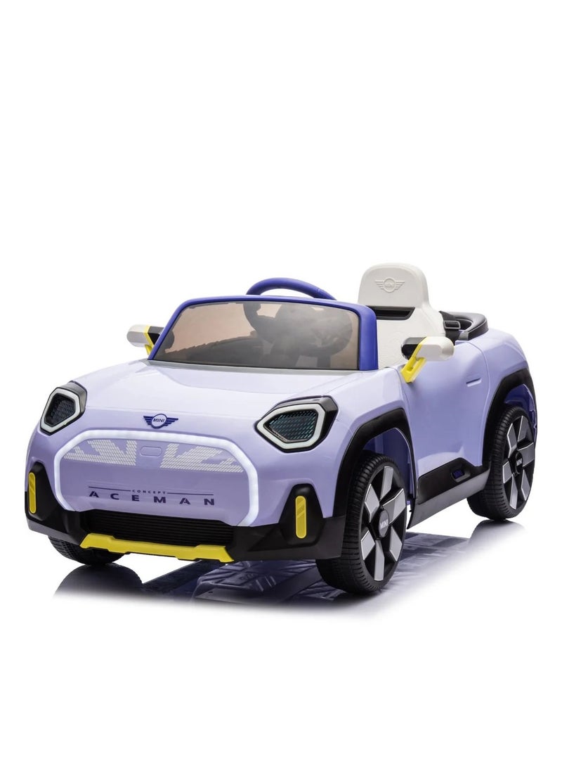 Lovely Baby Powered Riding Children Car LB 1688EL, Ride-On Car for Kids, Electric Car with Remote and Foot Accelerator, Ages 1-4years - Purple