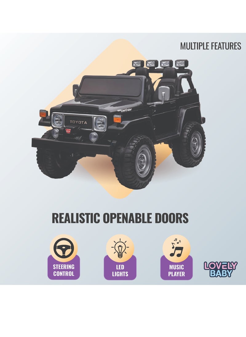 Lovely Baby Power Riding Car for Kids LB 1630DX, Electric Ride On Vehicle, Rechargeable Battery Operated Ride-on Jeep, Recommended For 1-6 Years - Red