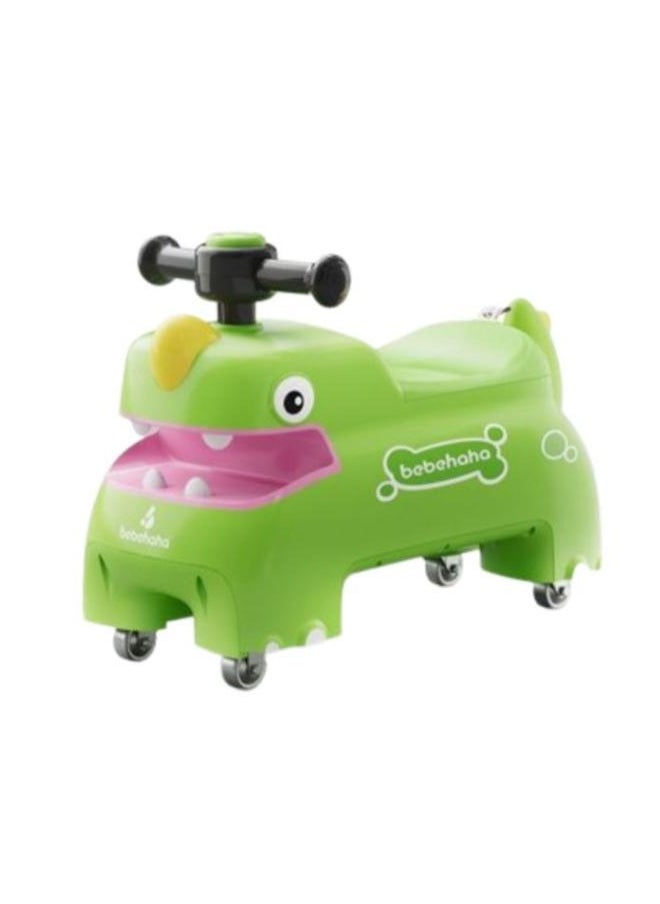 Bebehaha Kids Dinosaur Ride On - Green