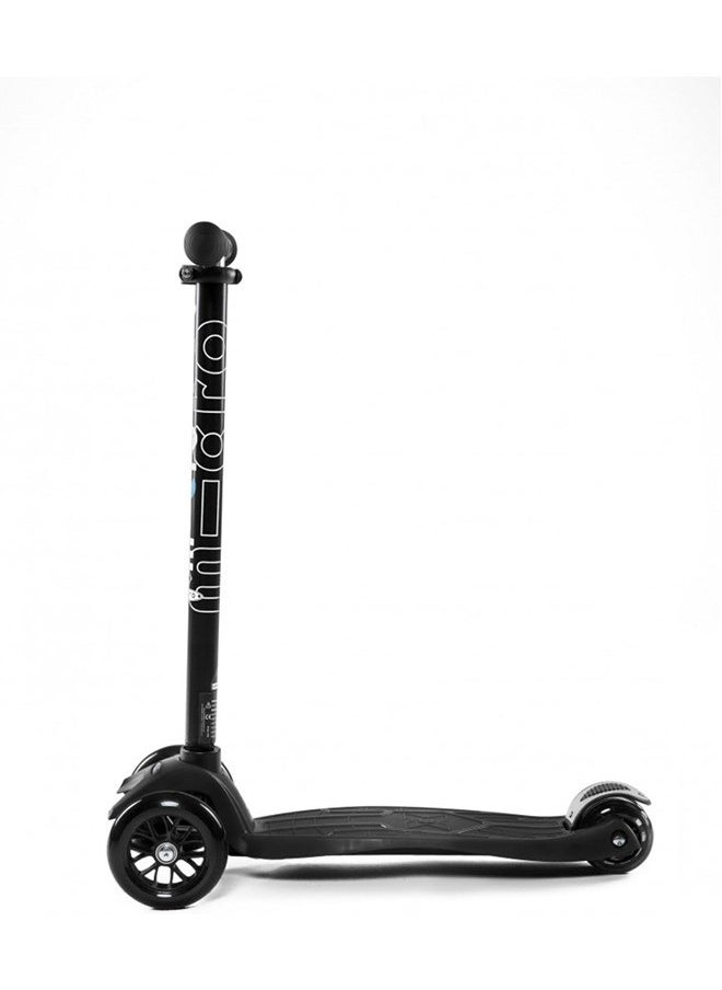 Micro - Maxi Scooter Black w/ T-bar | Scooters | Scooter for Boys | Scooter for Kids | Kids Scooter | Outdoor Scooter| Ride on Scooter | Scooter for Girls