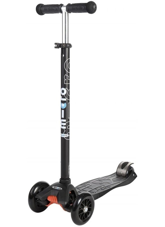 Micro - Maxi Scooter Black w/ T-bar | Scooters | Scooter for Boys | Scooter for Kids | Kids Scooter | Outdoor Scooter| Ride on Scooter | Scooter for Girls