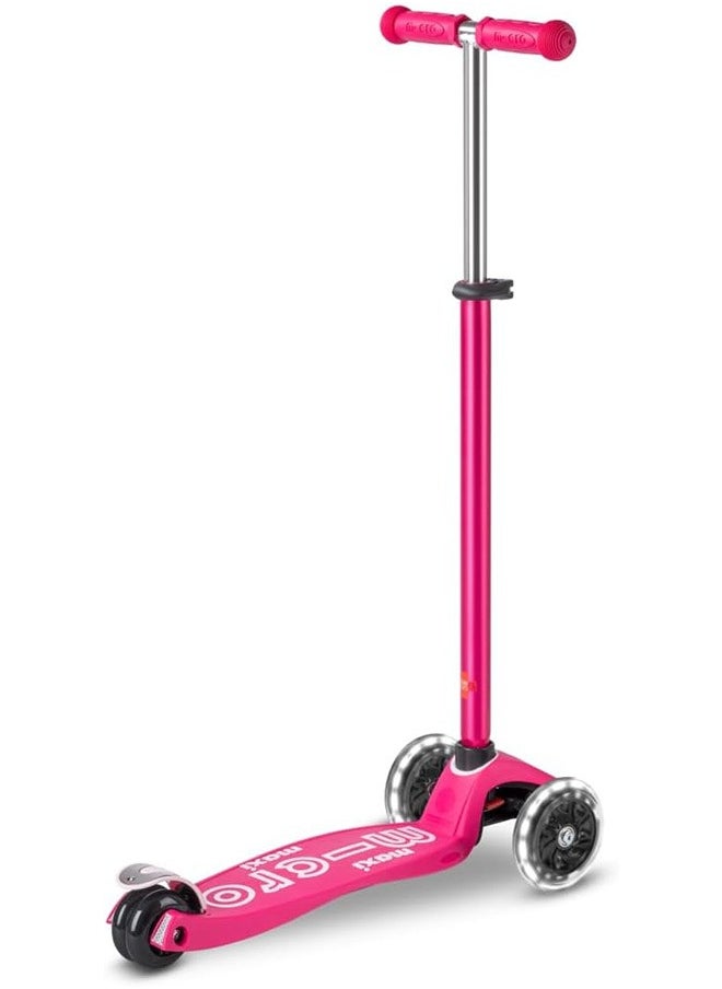 Micro Maxi Deluxe LED Kickboard | Kickboard mit LED-Vorderrollen | Lenker hÃƒÂ¶henverstellbar | ab 5 Jahre | Kickboard in 6 Farben erhÃƒÂ¤ltlich