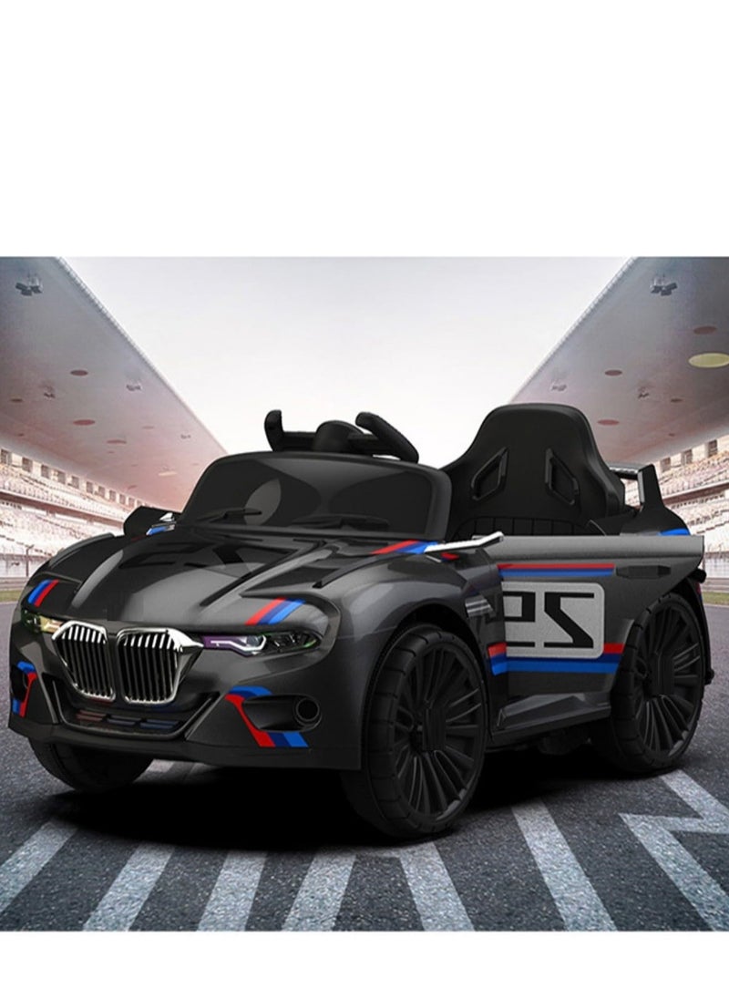 Kids Electric Ride on Vehicles, Motorised Toy Cars Children Electric Car with Remote Control, Baby Ride on Toy Car Electric Car Black