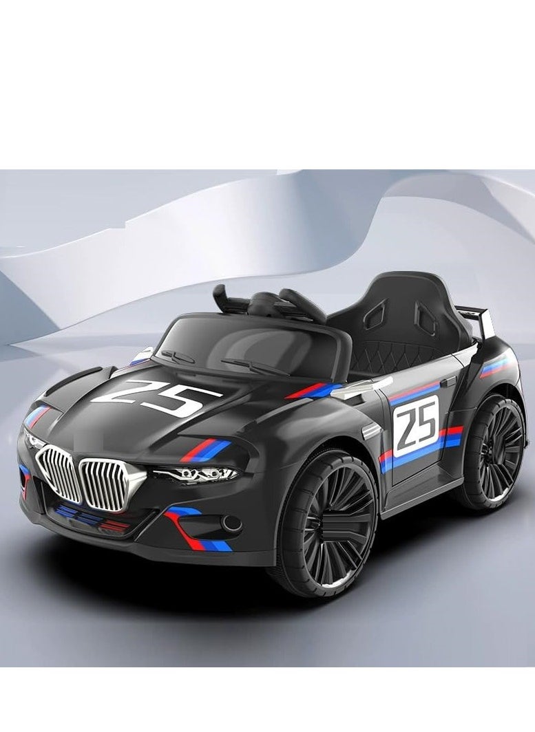 Kids Electric Ride on Vehicles, Motorised Toy Cars Children Electric Car with Remote Control, Baby Ride on Toy Car Electric Car Black