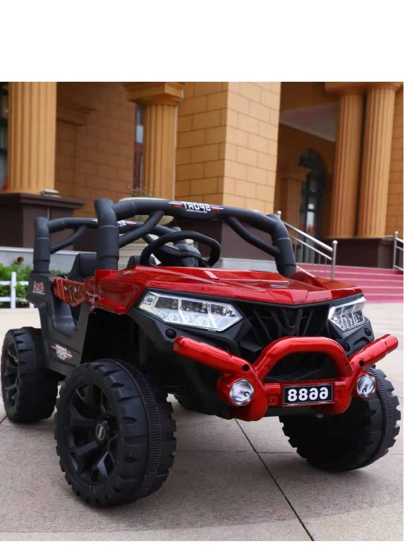 Kids Electric Vehicle Battery Powered Truck Car Toy Children's Electric Car with Remote Control Red