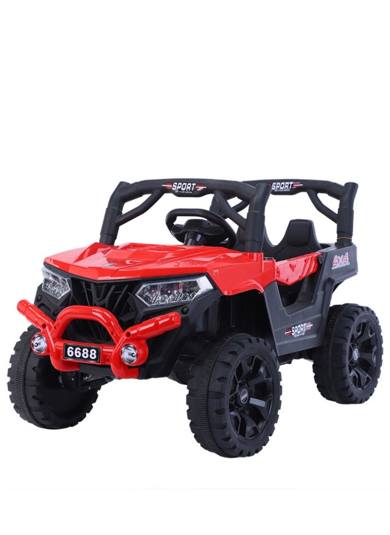 Kids Electric Vehicle Battery Powered Truck Car Toy Children's Electric Car with Remote Control Red